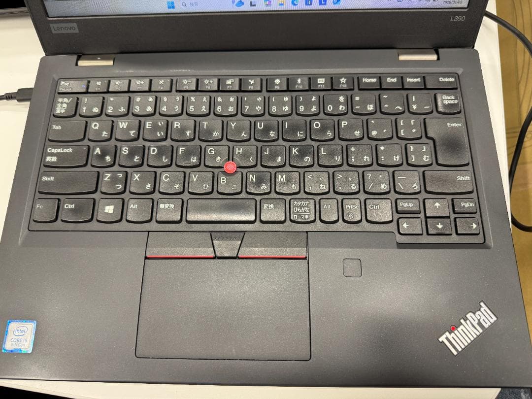 Windowsノート本体 Thinkpad L390 i5-8265U / 16GB / 256G SSD