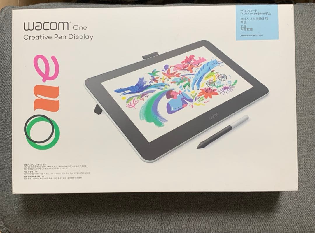 ワコム13.3インチ 液タブOne DTC133W1D