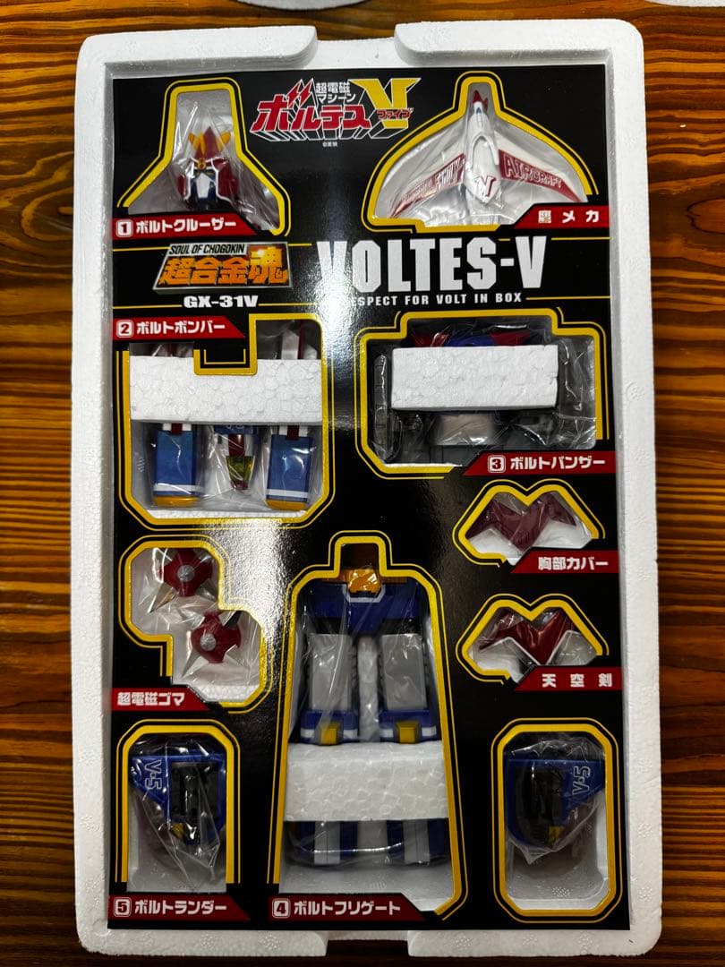 超合金魂GX-31V ボルテスV RESPECT FOR VOLT IN BOX