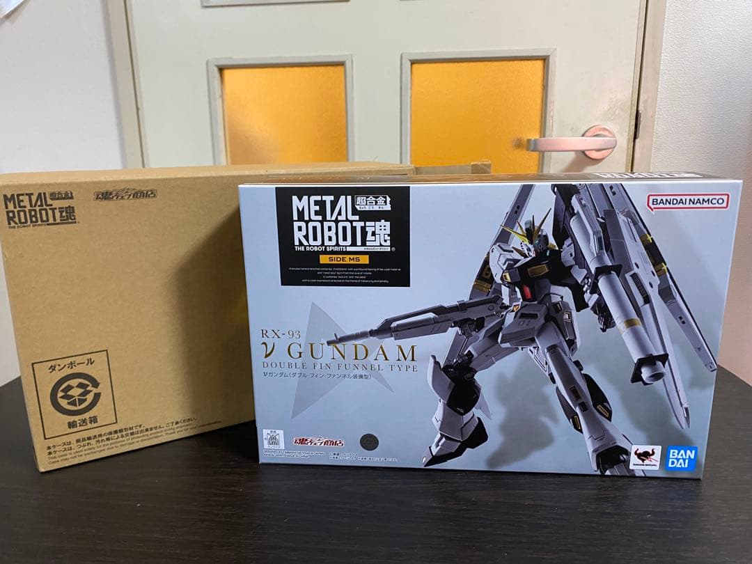 νガンダム　ダブルフィンファンネル　メタルロボット魂　超合金