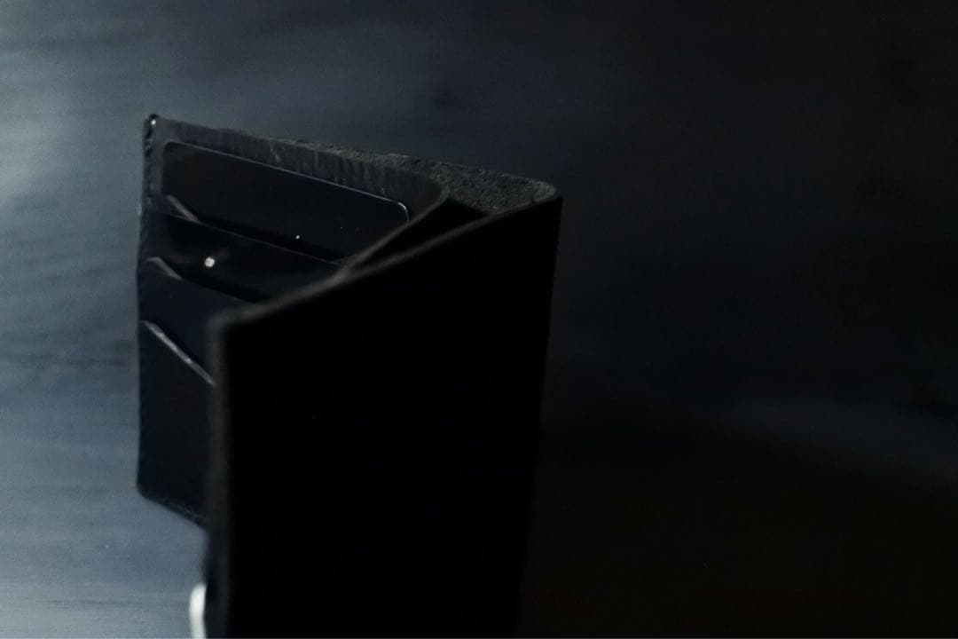 [オリジナル] S1 Bifold wallet 二つ折り　ブラック