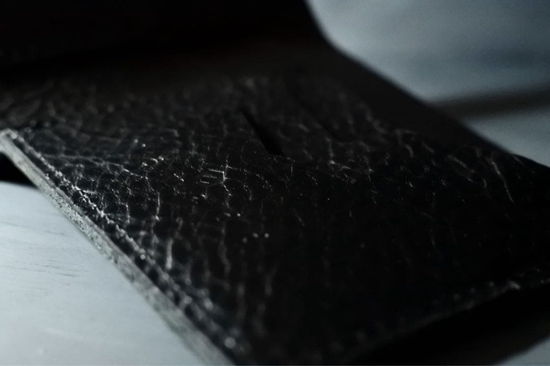 [オリジナル] S1 Bifold wallet 二つ折り　ブラック