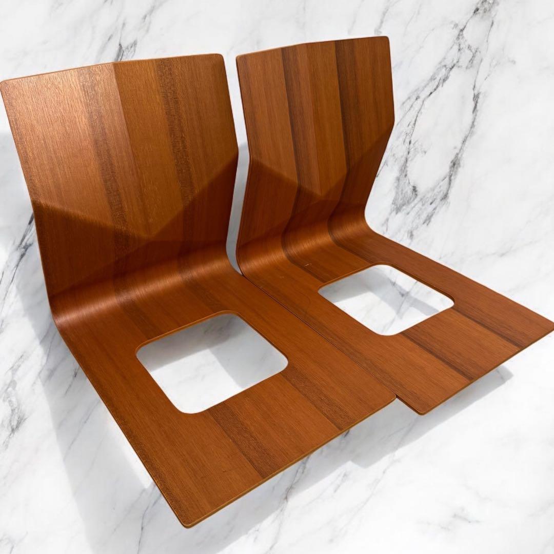 天童木工 和モダン高級座椅子 曲げ木　2脚セット