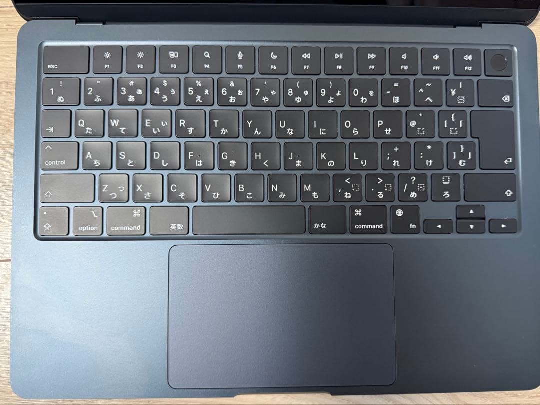 【極美品】MacBookAir M3 メモリ16GB 256GB ミッドナイト