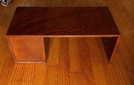 木製座卓 3段引き出し付き　天板折りたたみ式　和室にピッタリ