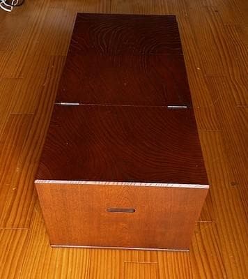 木製座卓 3段引き出し付き　天板折りたたみ式　和室にピッタリ