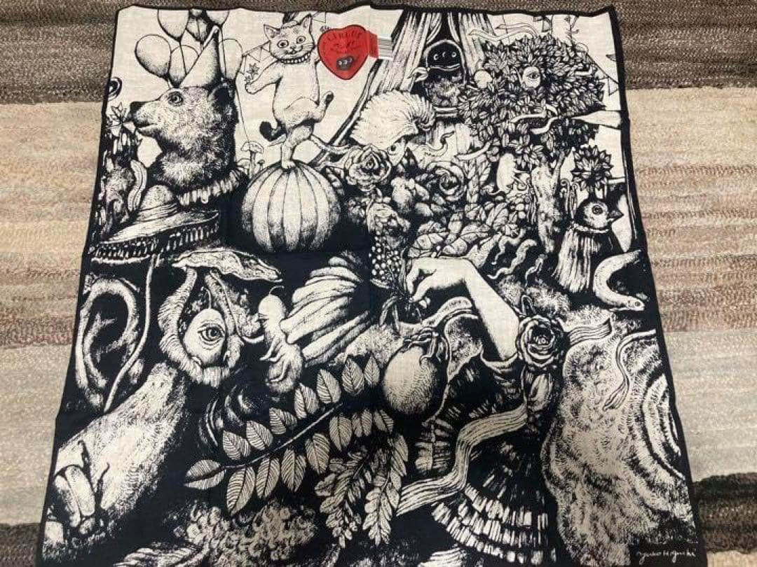 新品 ヒグチユウコ展 circus final end 丸皿 バンダナ