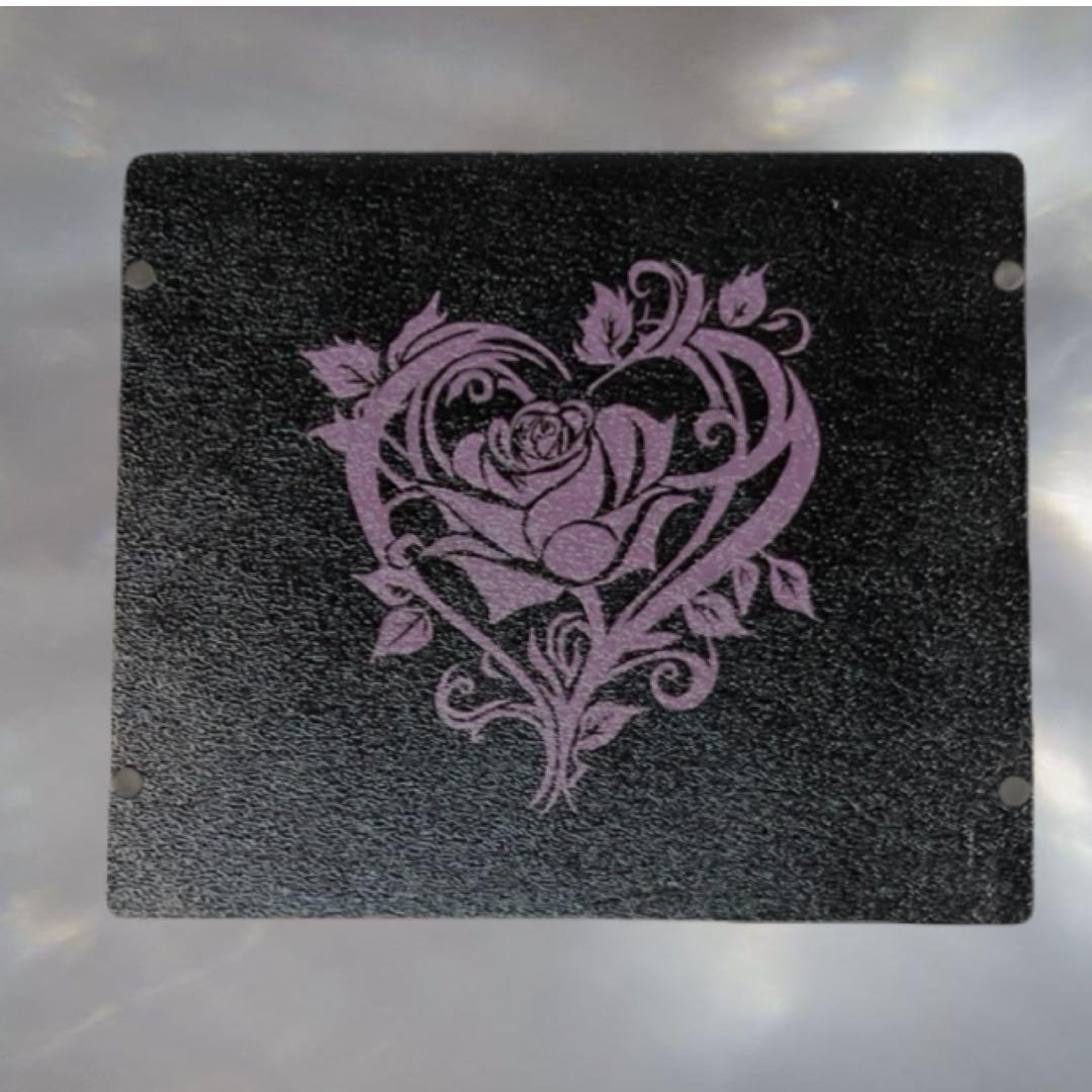 ブラック収納キューブボックス 『グリッターバタフライ』【送料無料】