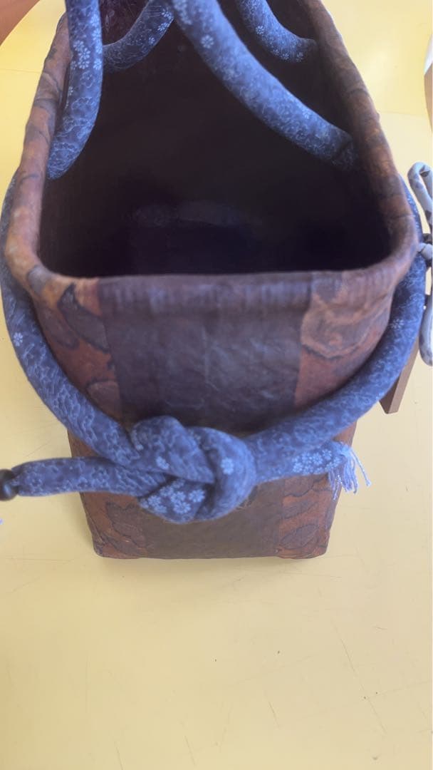 一閑張り 竹かごバック