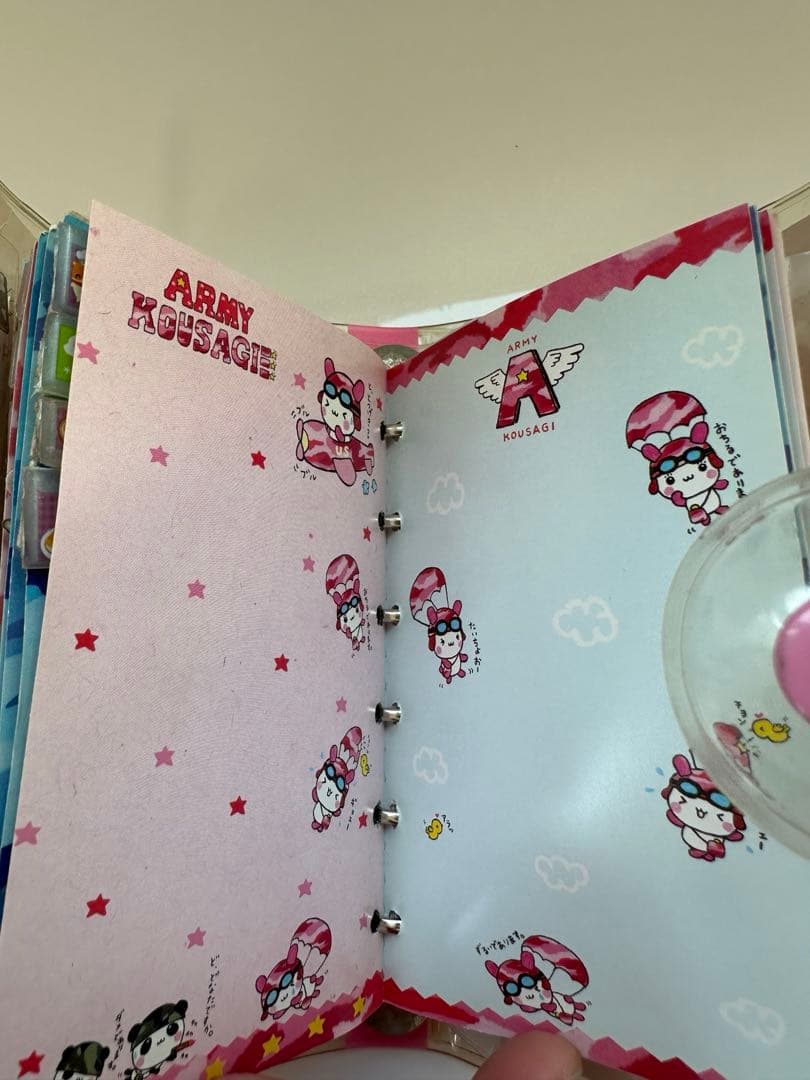 アーミーこうさぎ　シール帳　当時物　平成レトロ