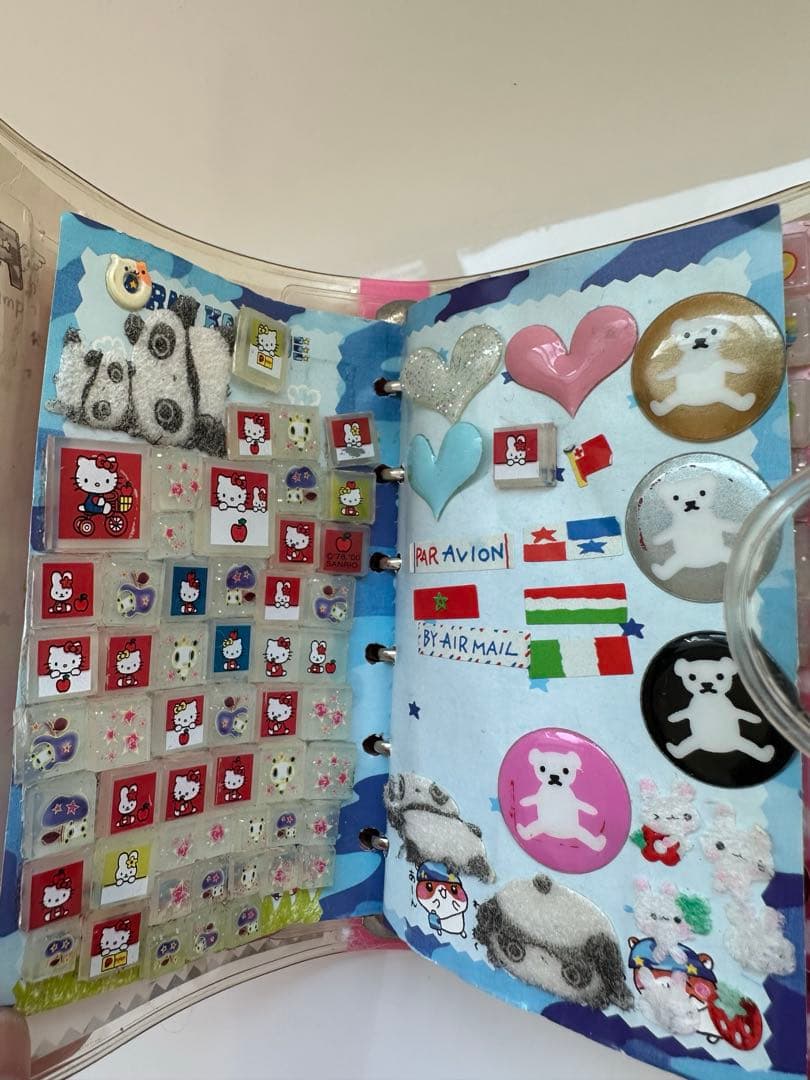 アーミーこうさぎ　シール帳　当時物　平成レトロ