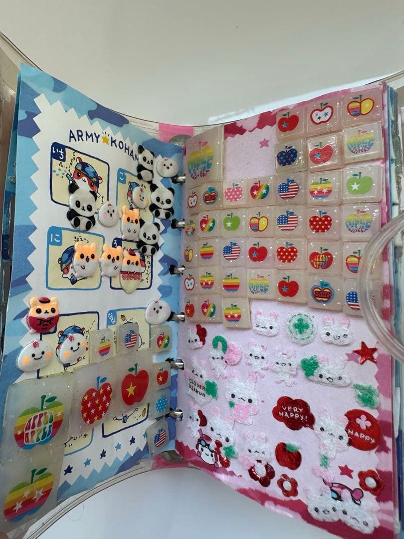 アーミーこうさぎ　シール帳　当時物　平成レトロ