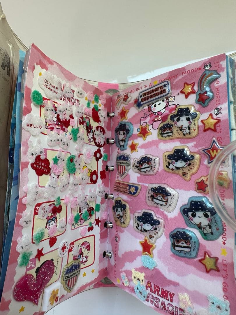 アーミーこうさぎ　シール帳　当時物　平成レトロ