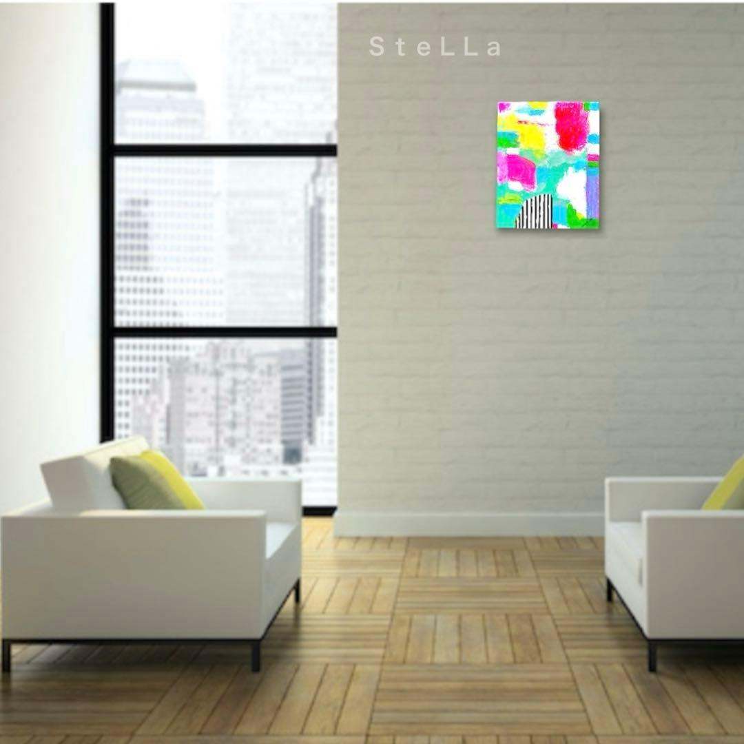 現代アート　インテリア　おしゃれ　絵画　パステルカラー　北欧　アートパネル