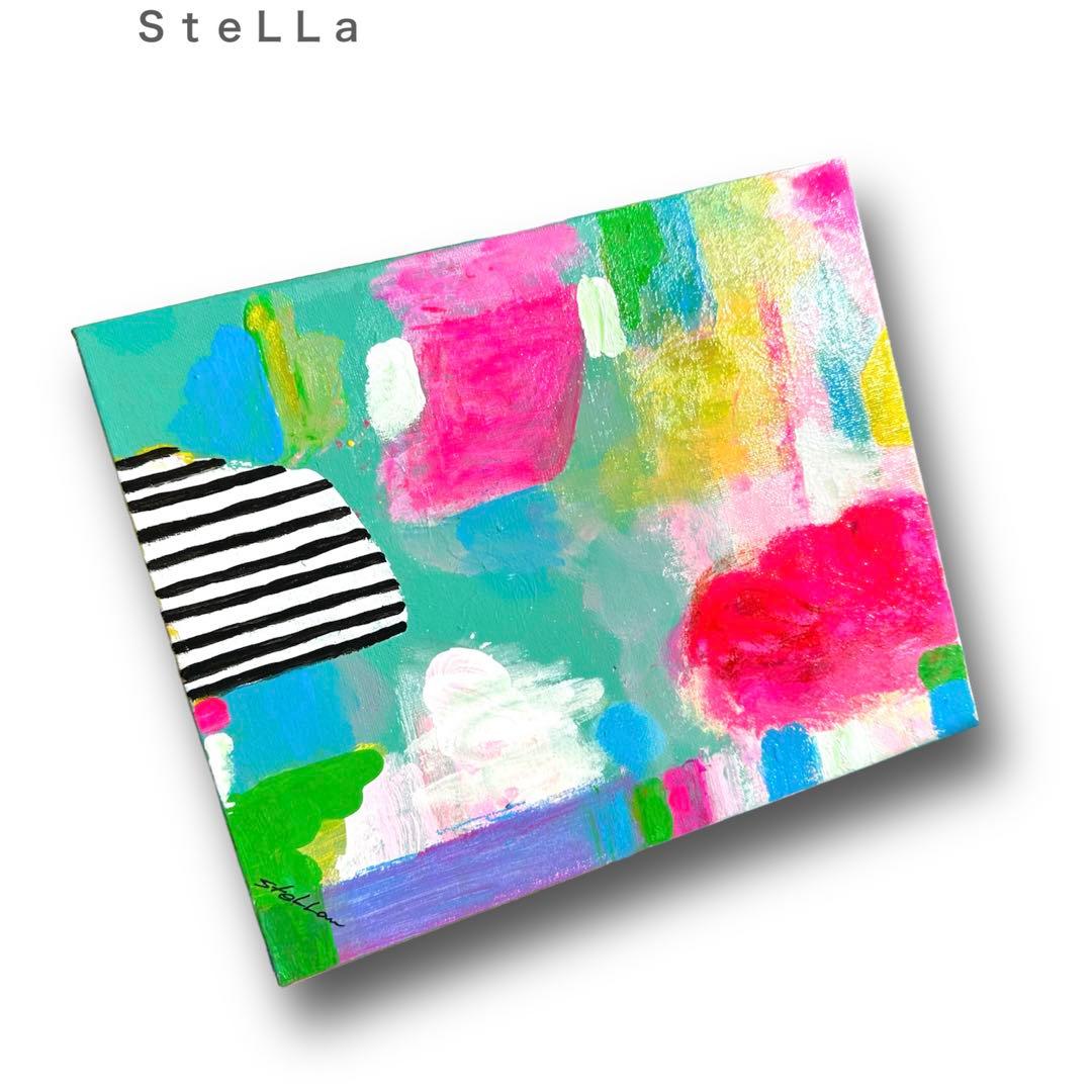 現代アート　インテリア　おしゃれ　絵画　パステルカラー　北欧　アートパネル