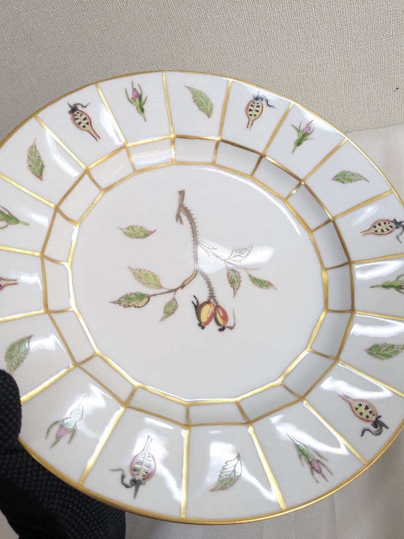 ロイヤルコペンハーゲン 金彩 大皿 約26cm