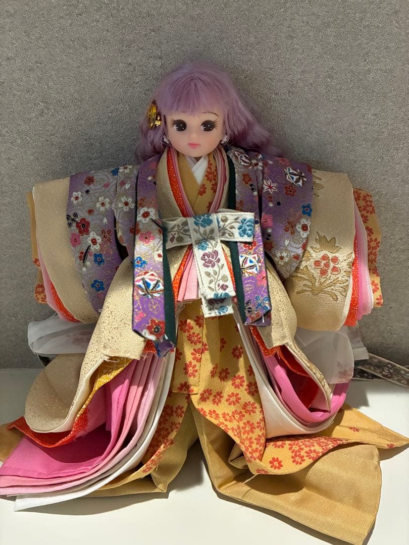 リカちゃん ひな祭り 十二単風衣装 【衣装のみ】