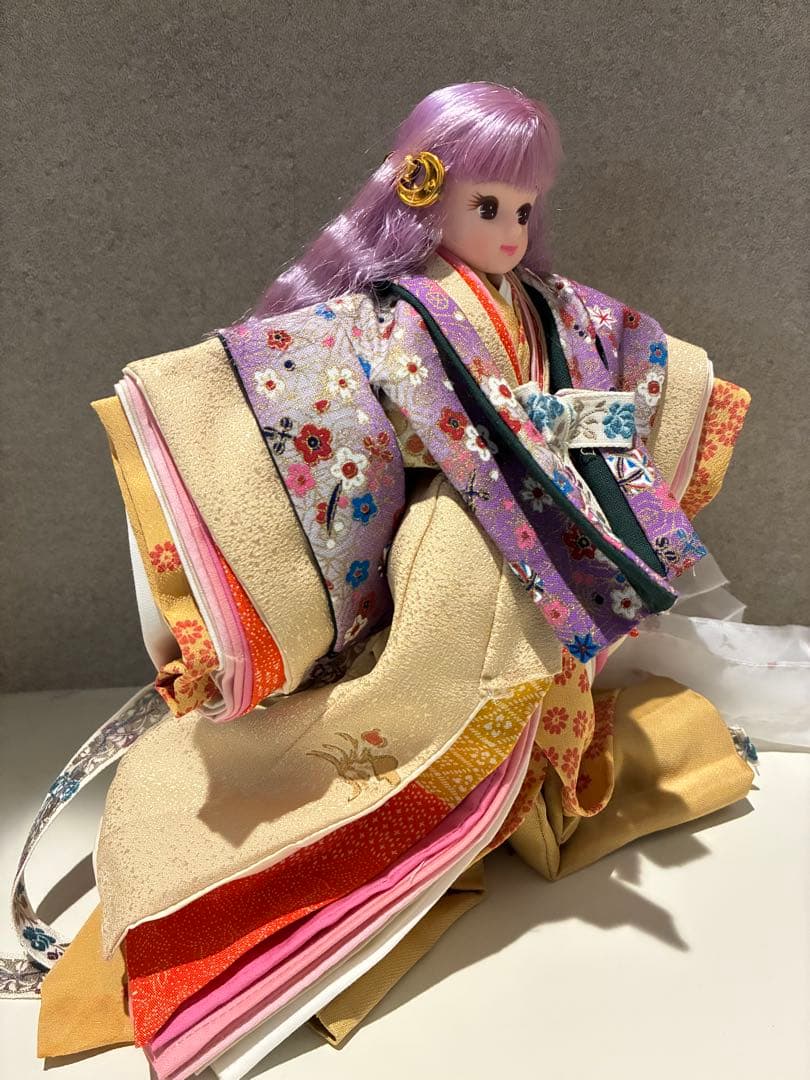 リカちゃん ひな祭り 十二単風衣装 【衣装のみ】