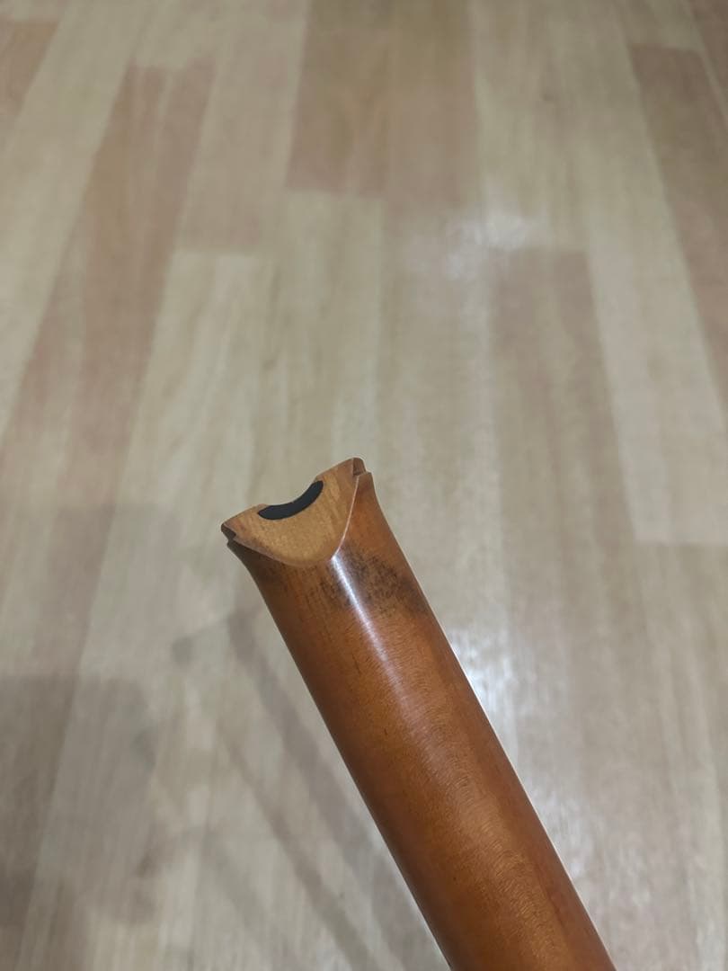 尺八　1尺8寸管　胡蝶銘　木管