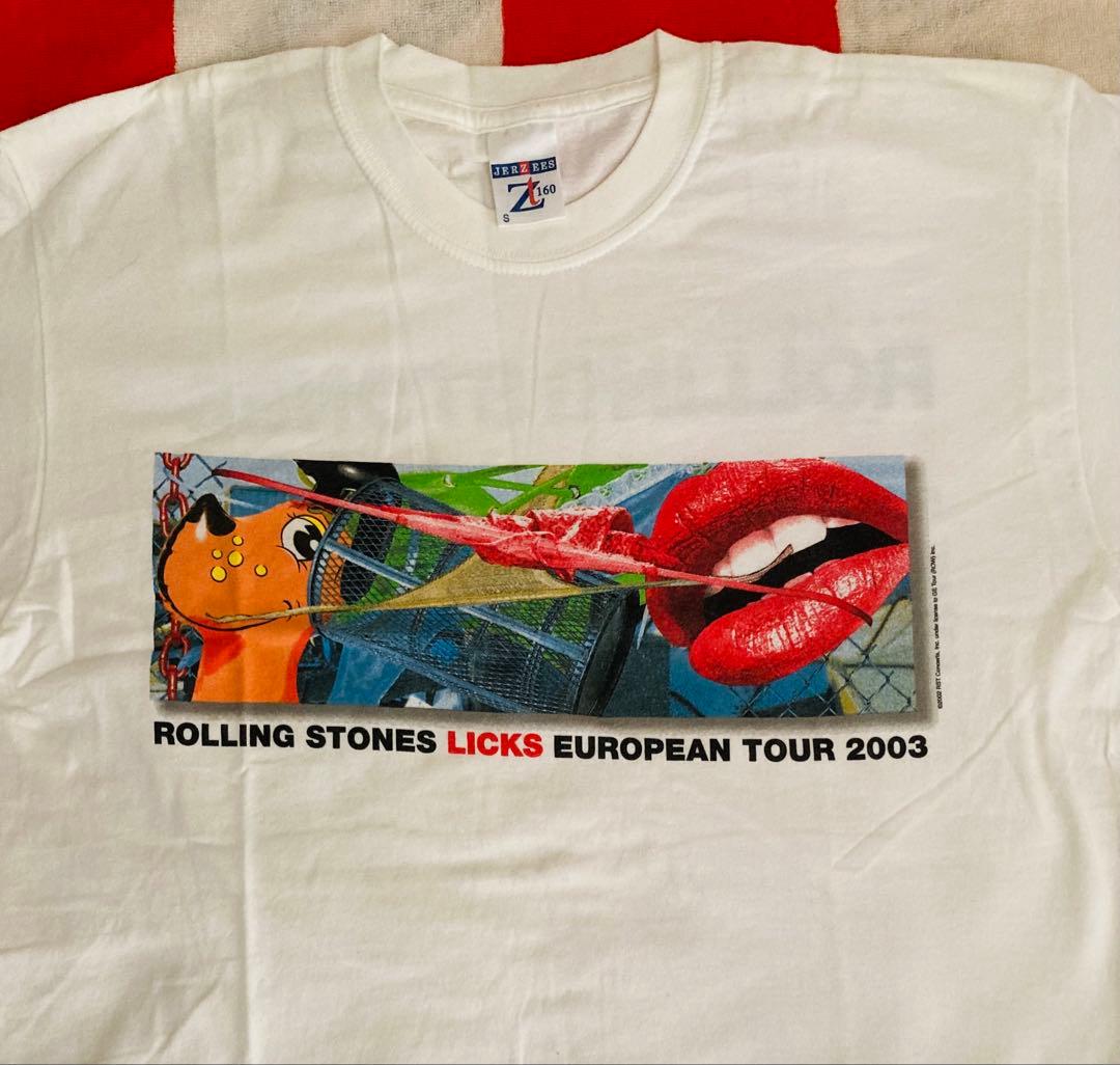 ローリングストーンズLICKStour 2003 ヨーロッパ公式Tシャツ 079