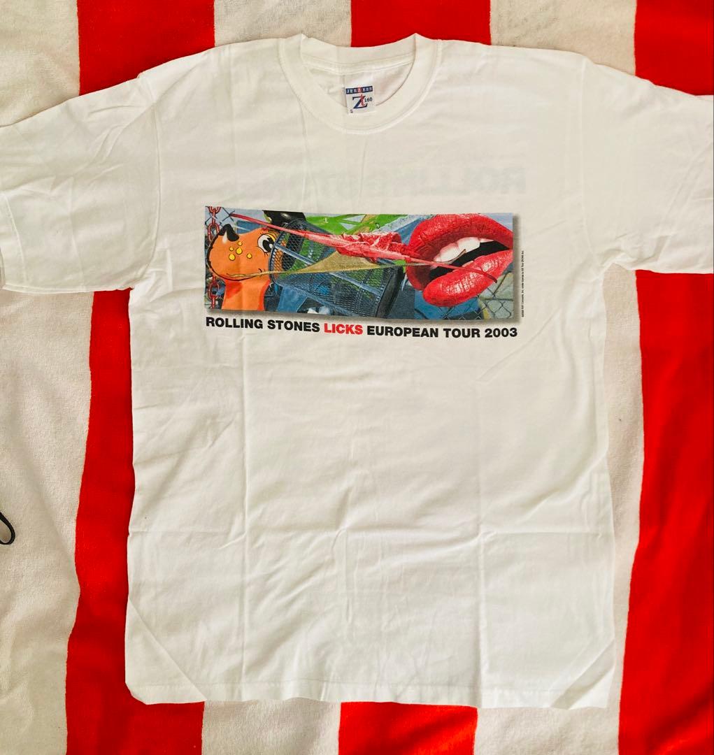 ローリングストーンズLICKStour 2003 ヨーロッパ公式Tシャツ 079