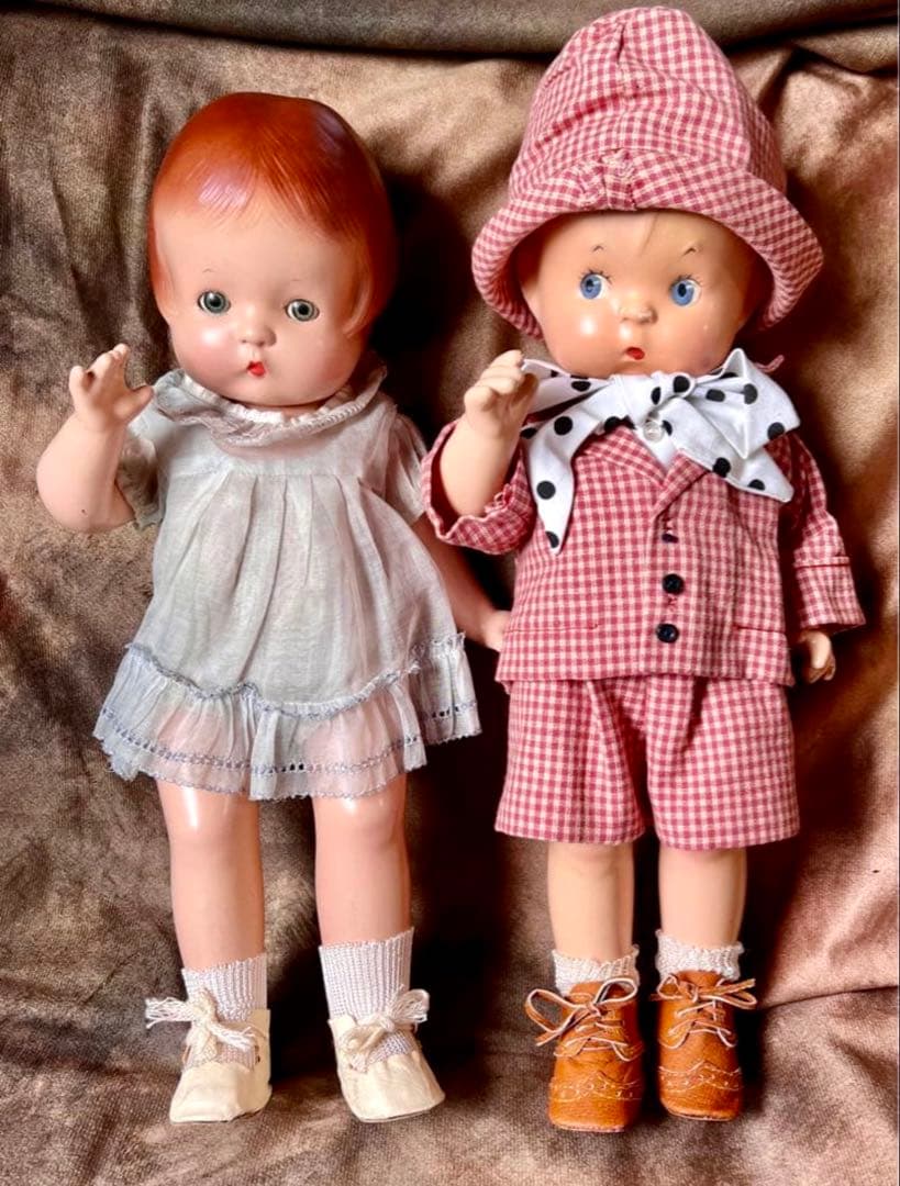 エファンビー 「スキッピー」アンティークドール コンポジションドール 男の子