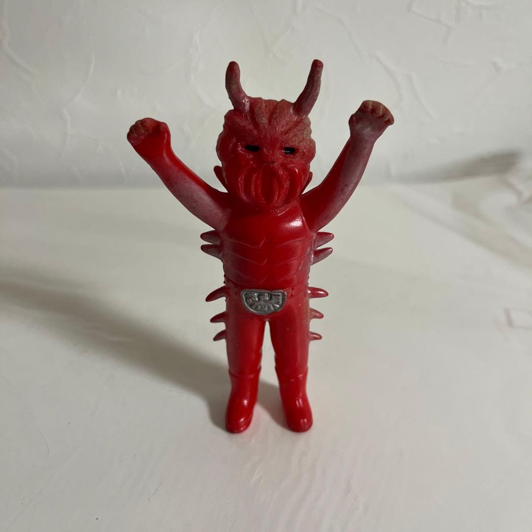 ⚠️当時物・レア‼️仮面ライダー　ショッカー怪人　ムカデラス　ミニソフビ　昭和レトロ