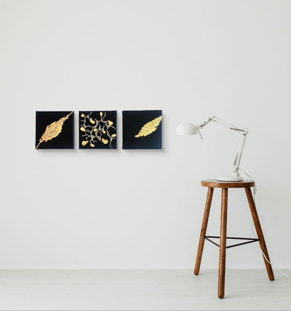 ビッグバンⅢ / テクスチャーアート 18×18㎝ S0 原画1点のみ モダン