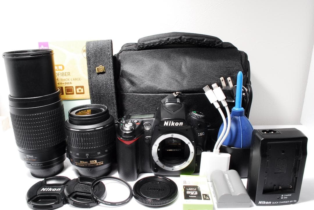 カメラデビューに✨Nikon D90 ダブルレンズセット スマホ転送 初心者
