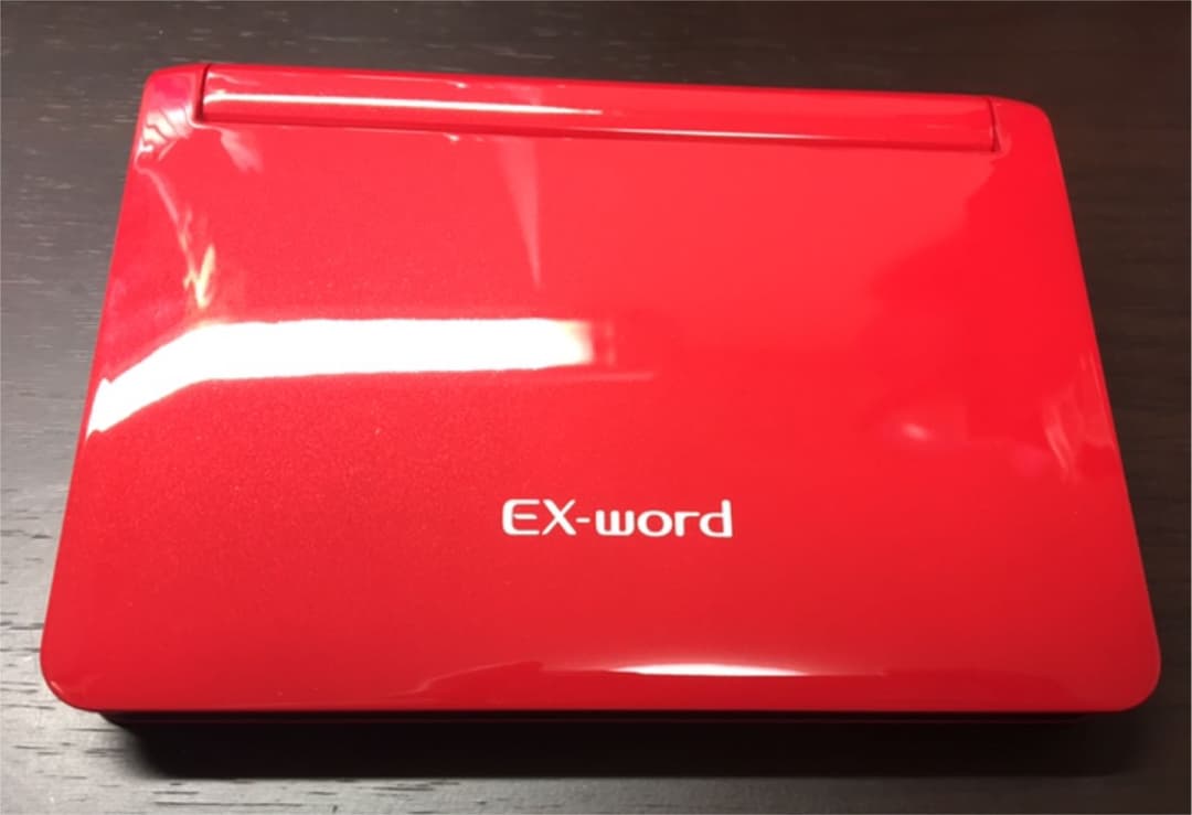 カシオ 電子辞書 EX word XD-N4800 ケース付き レッド