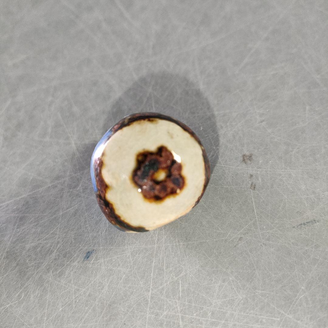 A1112-14/清水焼/六兵衛窯/清六陶苑/くわい箸置5客/共箱/懐石道具/