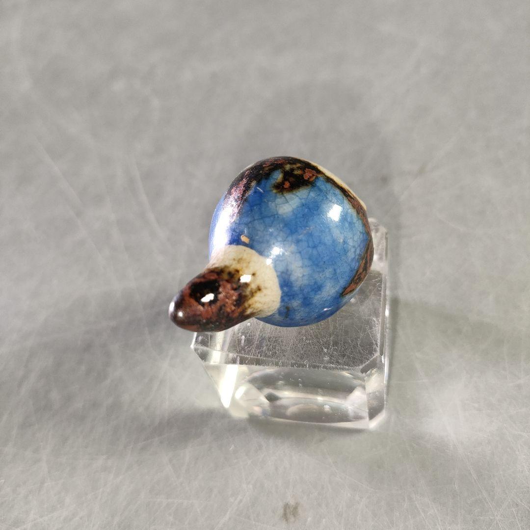 A1112-14/清水焼/六兵衛窯/清六陶苑/くわい箸置5客/共箱/懐石道具/