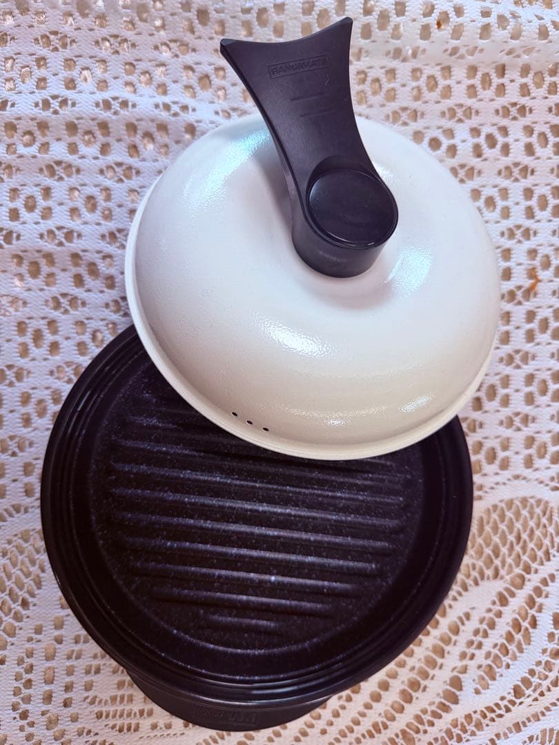 新品未使用　レンジメートプロ（ブラック） 電子レンジ専用調理器具　説明書付き