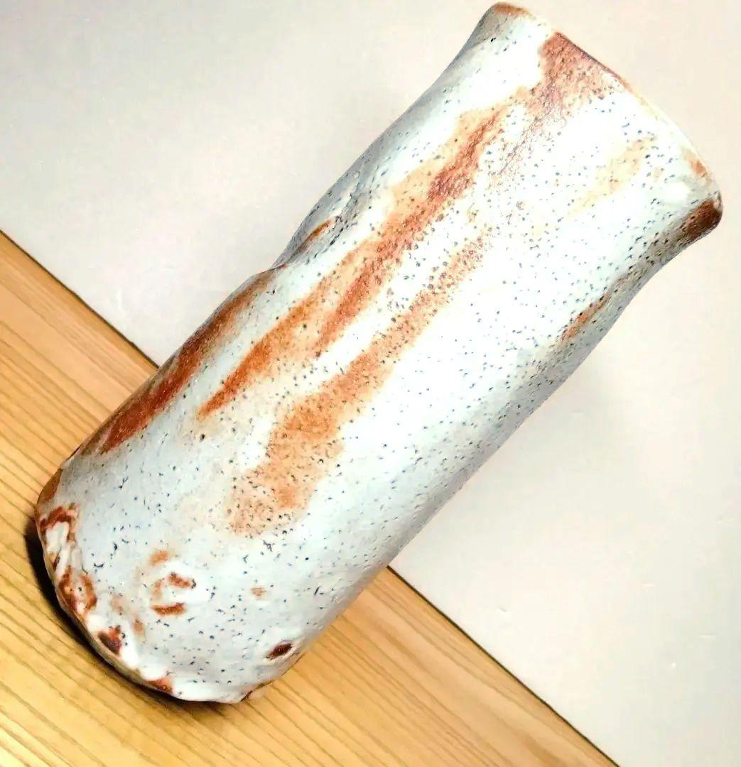 ☆ 人間国宝 加藤卓男 鼠志野花入