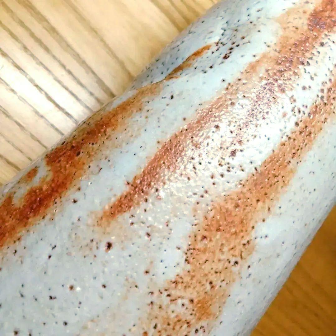 ☆ 人間国宝 加藤卓男 鼠志野花入