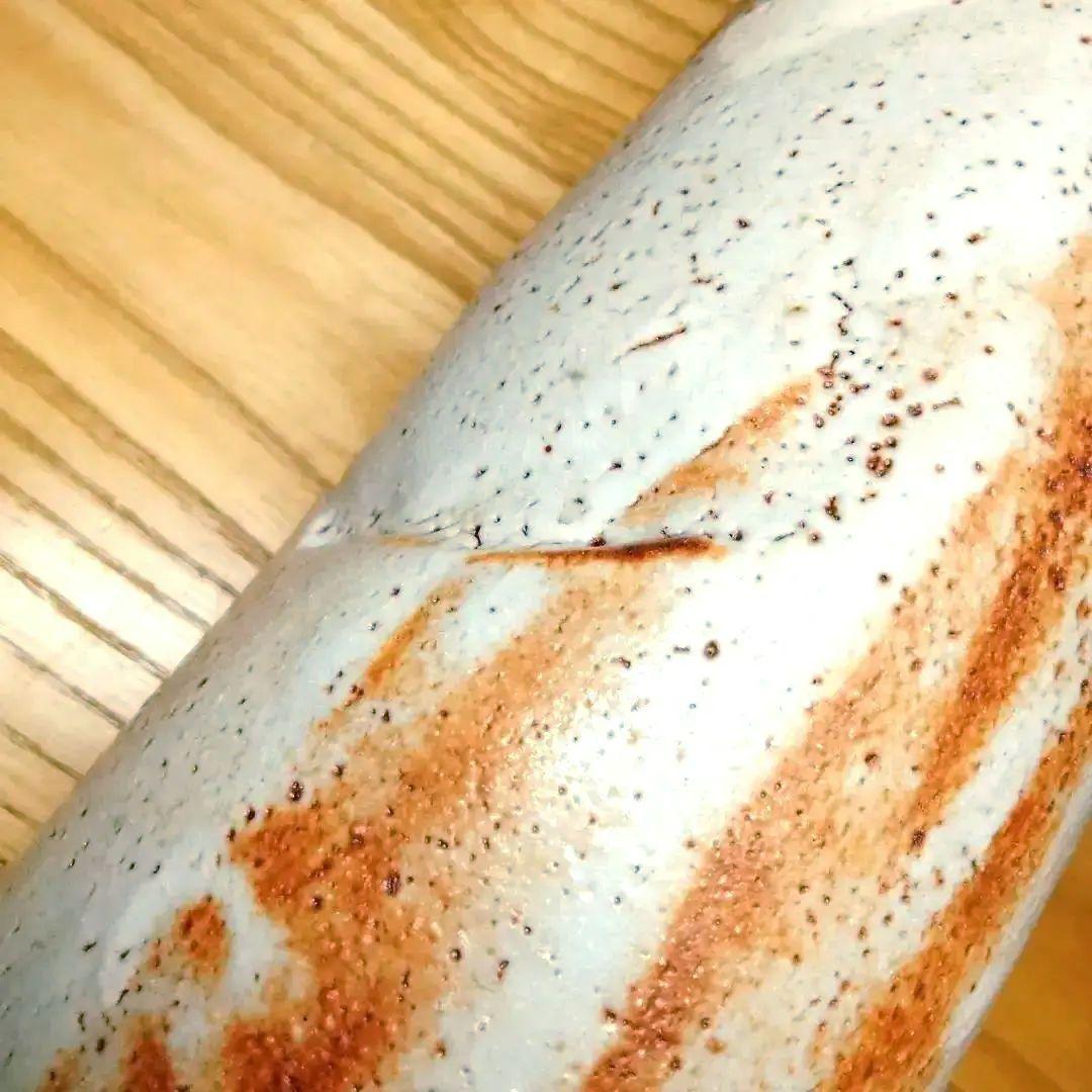 ☆ 人間国宝 加藤卓男 鼠志野花入