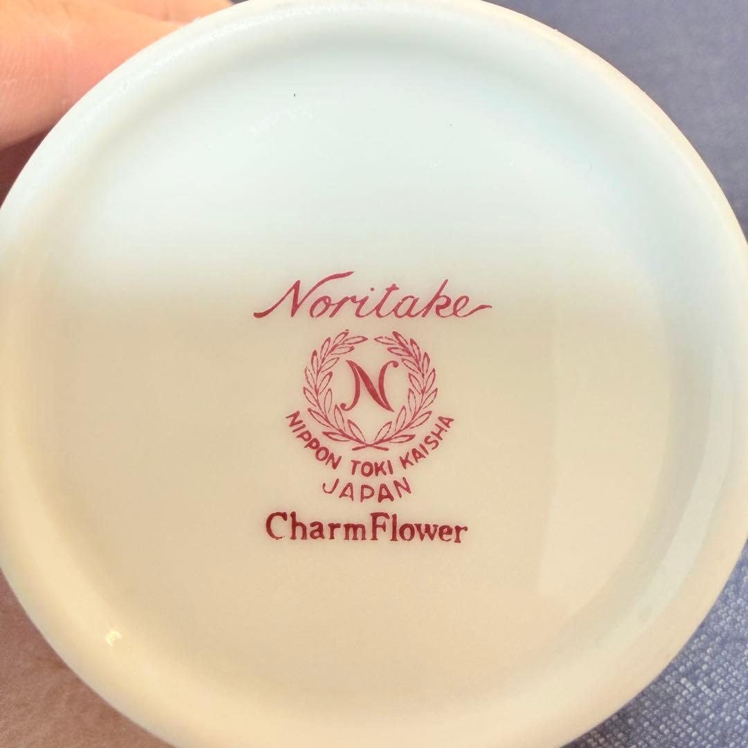 ノリタケ チャームフラワー 8点 日本陶器会社 昭和レトロ 美品 希少 即日発送