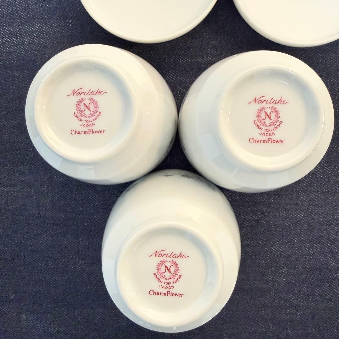 ノリタケ チャームフラワー 8点 日本陶器会社 昭和レトロ 美品 希少 即日発送