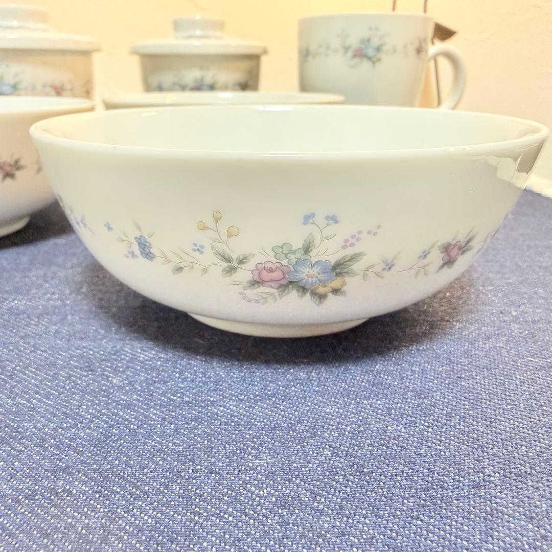 ノリタケ チャームフラワー 8点 日本陶器会社 昭和レトロ 美品 希少 即日発送