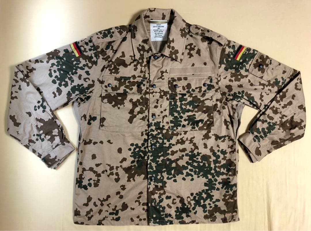 【値下げ】サバゲー装備5点セット／ドイツ軍 軍服上下 デザートカモ ほか