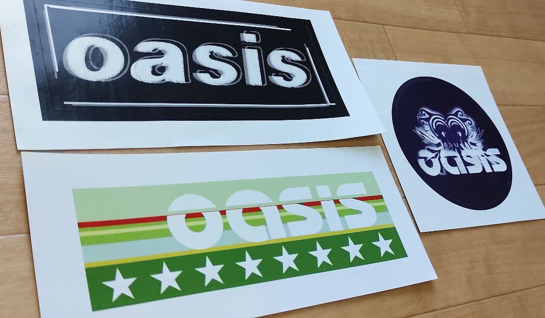 oasis 2005年 ツアーグッズ ステッカー 3枚セット｜オアシス