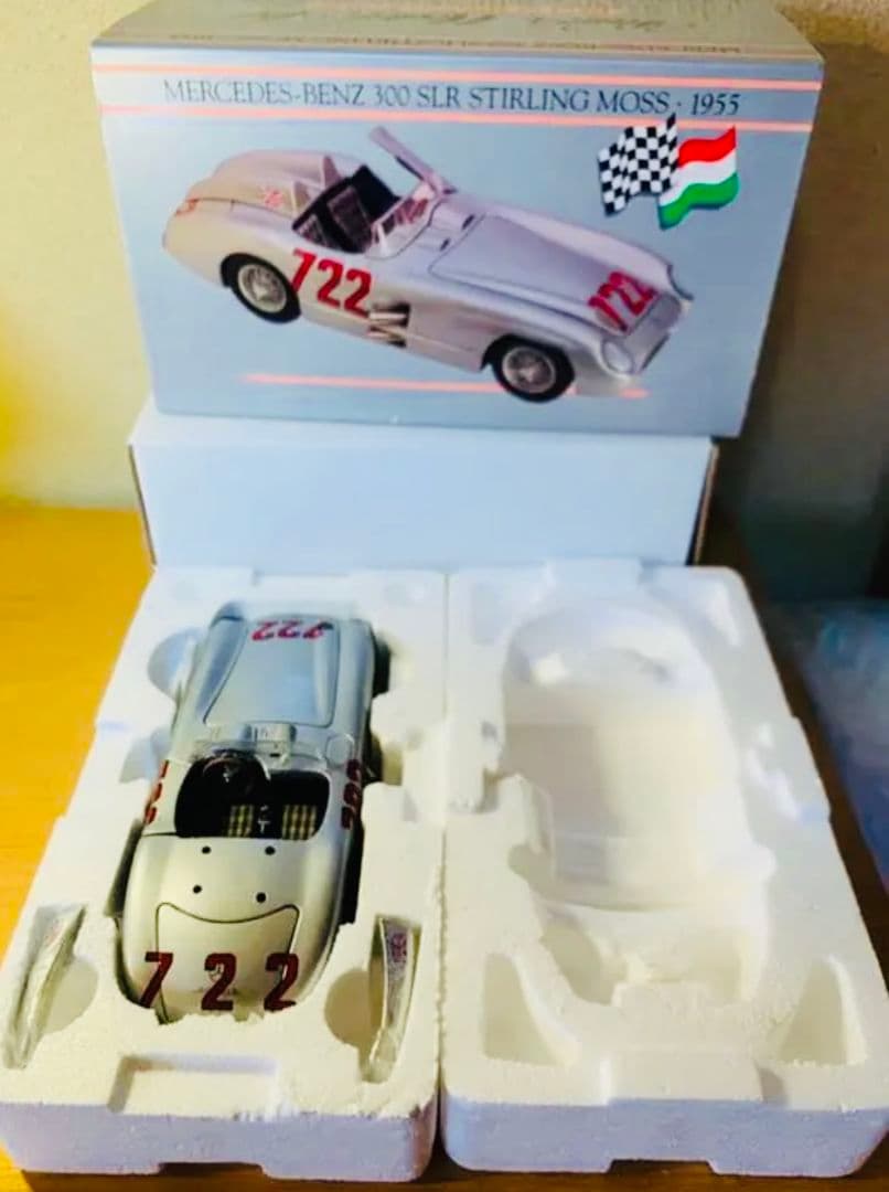 美品★貴重‼️ミニチャンプス 1/24❣️ベンツ300SLR ‼️❣️希少モデル
