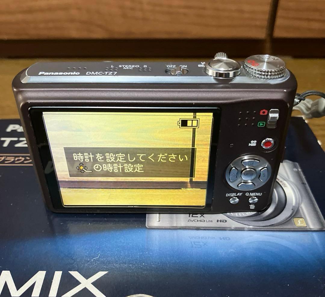 Panasonic DMC-TZ7 デジタルカメラ ブラウン