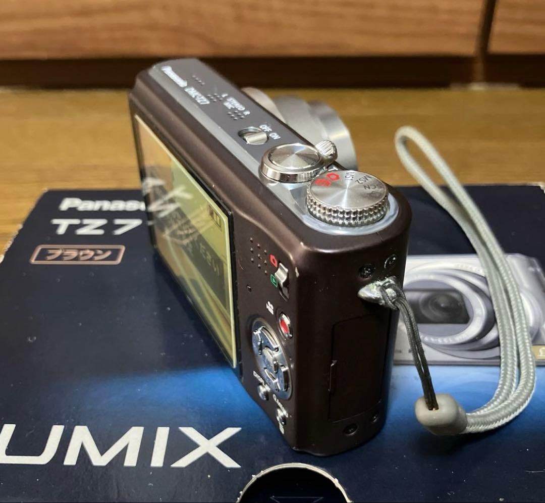 Panasonic DMC-TZ7 デジタルカメラ ブラウン