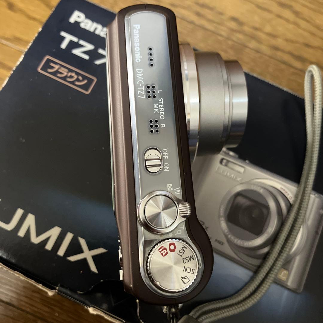 Panasonic DMC-TZ7 デジタルカメラ ブラウン