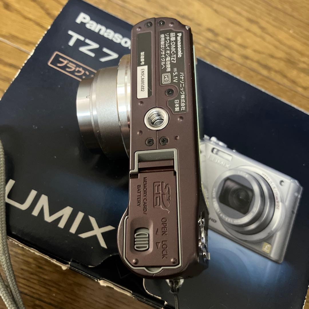 Panasonic DMC-TZ7 デジタルカメラ ブラウン