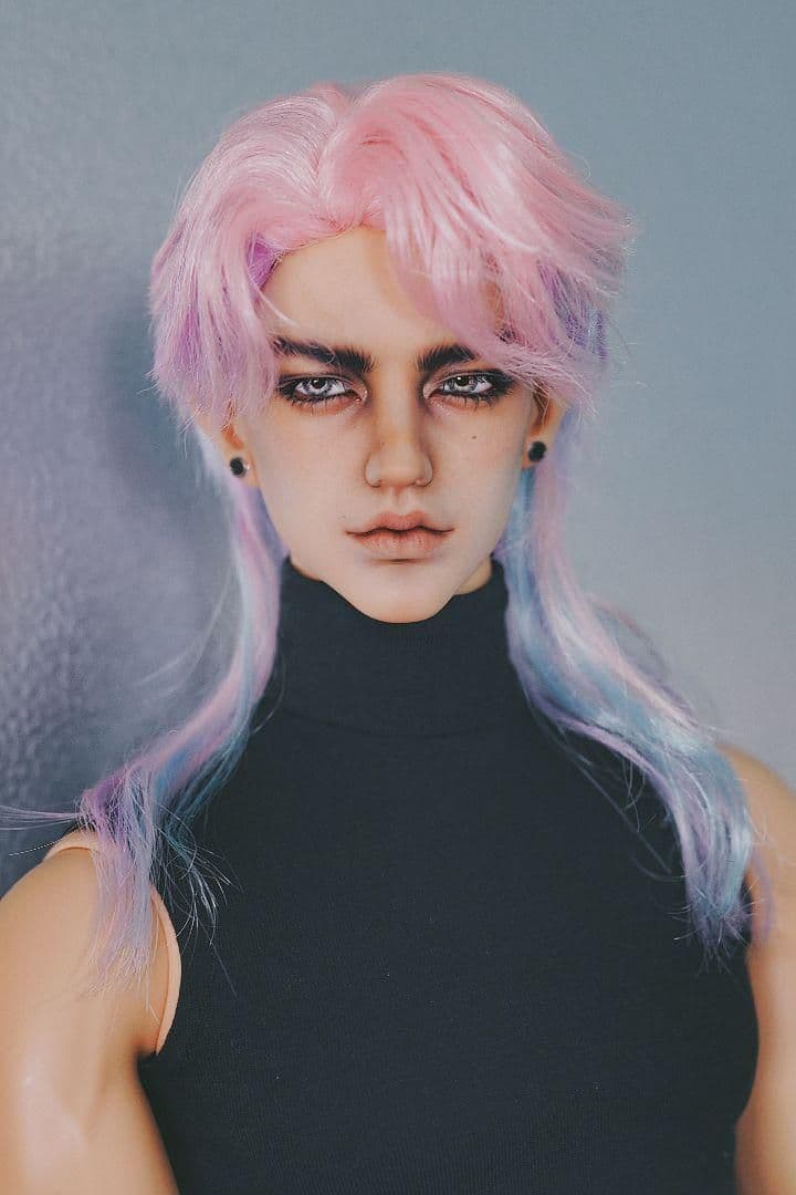 I25 BJD 1/3 人形 ドール　用ウィッグ カツラ 耐熱 ハンドメイド