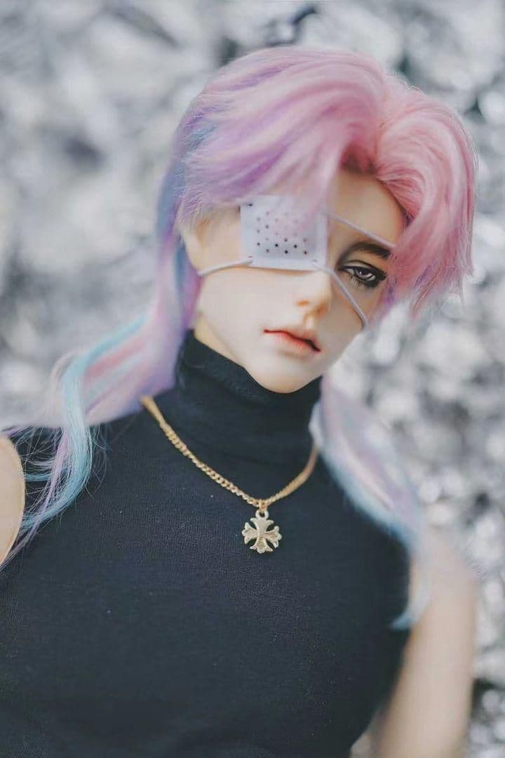 I25 BJD 1/3 人形 ドール　用ウィッグ カツラ 耐熱 ハンドメイド