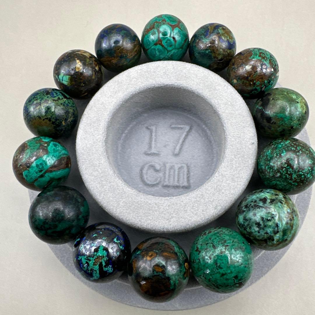 アズロマラカイト　ブレスレット