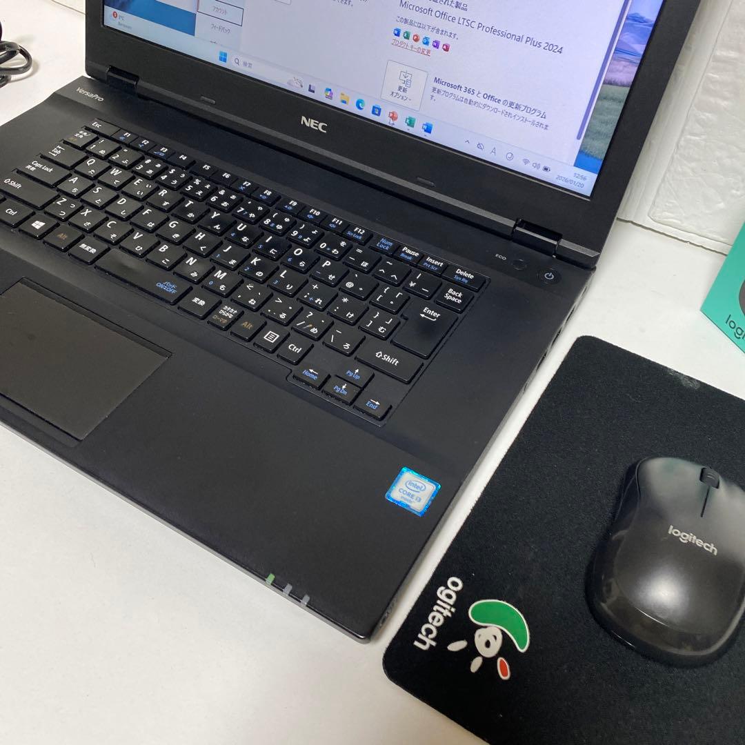 Windows11 オフィス付き　 Web カメラ　SSD NECノートPC